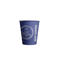 Картонени чаши Best Coffee сини 7 оз. – 180 мл.
